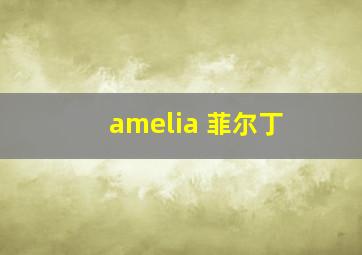 amelia 菲尔丁